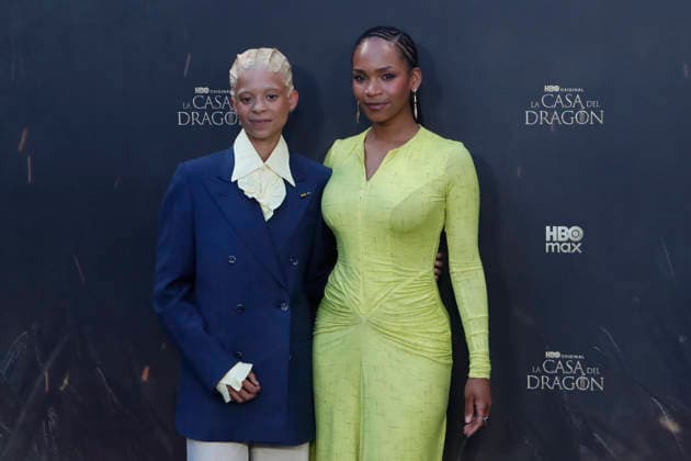 June 22, 2026, Madrid, Madrid, Spain: British actresses PHOEBE CAMPBELL (L) who plays Lady Rhaena Targaryen and BETHANY ANTONIA (R) who plays Lady Baela Targaryen pose together on the red carpet during the special screening event for the first episode of season three of the HBO series House of the Dragon . The premiere was held at the Terraza del Campo del Moro in Madrid. The highly anticipated fantasy series is based on George R R Martins book Fire and Blood and explores the epic history of House Targaryen set two hundred years before the events of Game of Thrones Madrid Spain - ZUMAo127 20260622_zep_o127_029 Copyright: xHugoxOrtunox