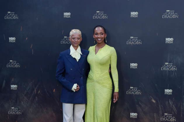 June 22, 2026, Madrid, Madrid, Spain: British actresses PHOEBE CAMPBELL (L) who plays Lady Rhaena Targaryen and BETHANY ANTONIA (R) who plays Lady Baela Targaryen pose together on the red carpet during the special screening event for the first episode of season three of the HBO series House of the Dragon . The premiere was held at the Terraza del Campo del Moro in Madrid. The highly anticipated fantasy series is based on George R R Martins book Fire and Blood and explores the epic history of House Targaryen set two hundred years before the events of Game of Thrones Madrid Spain - ZUMAo127 20260622_zep_o127_034 Copyright: xHugoxOrtunox