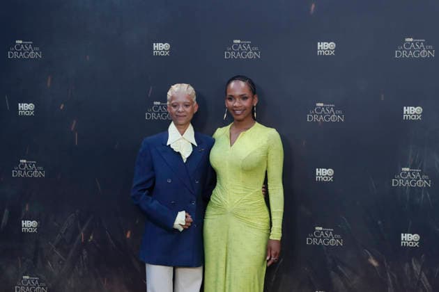 June 22, 2026, Madrid, Madrid, Spain: British actresses PHOEBE CAMPBELL (L) who plays Lady Rhaena Targaryen and BETHANY ANTONIA (R) who plays Lady Baela Targaryen pose together on the red carpet during the special screening event for the first episode of season three of the HBO series House of the Dragon . The premiere was held at the Terraza del Campo del Moro in Madrid. The highly anticipated fantasy series is based on George R R Martins book Fire and Blood and explores the epic history of House Targaryen set two hundred years before the events of Game of Thrones Madrid Spain - ZUMAo127 20260622_zep_o127_048 Copyright: xHugoxOrtunox