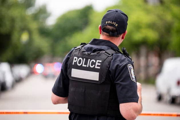June 22, 2026, Montreal, Pq, CANADA: Montreal police work the scene of a shooting in Montreal on Monday, June 22, 2026. Montreal CANADA  - ZUMAc35_ 20260622_zaf_c35_102 Copyright: xChristopherxKatsarovx