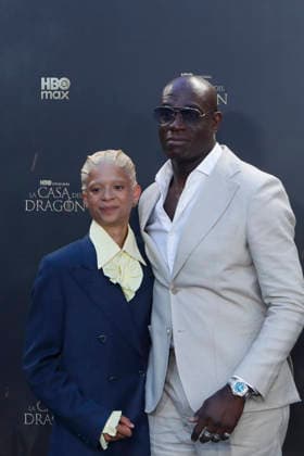 June 22, 2026, Madrid, Madrid, Spain: British actress PHOEBE CAMPBELL (L) who plays Lady Rhaena Targaryen and British actor STEVE TOUSSAINT (R) who plays Lord Corlys Velaryon pose together on the red carpet during the special screening event for the first episode of season three of the HBO series House of the Dragon . The premiere was held at the Terraza del Campo del Moro in Madrid. The highly anticipated fantasy series is based on George R R Martins book Fire and Blood and explores the epic history of House Targaryen set two hundred years before the events of Game of Thrones Madrid Spain  - ZUMAo127 20260622_zep_o127_120 Copyright: xHugoxOrtunox