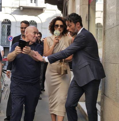 IPA85951735 - Milan, Milan Men s Fashion Week: Spring Summer 2026 2027 - Men s Fashion, Spring Summer 2026 — Armani fashion show; pictured: Nathalie Emmanuel  Copyright: xLucaxPontix xLucaPonti IpaAgencyx 85951735