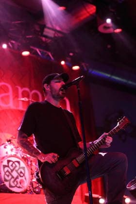 Benjamin Burnley of the band Breaking Benjamin at a concert at Huxleys Neue Welt in Berlin, June 22, 2026 Breaking Benjamin Concert Berlin,detected_source_language