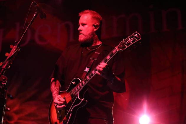 Jasen Rauch of the band Breaking Benjamin at a concert at Huxleys Neue Welt in Berlin, June 22, 2026 Breaking Benjamin Concert Berlin,detected_source_language