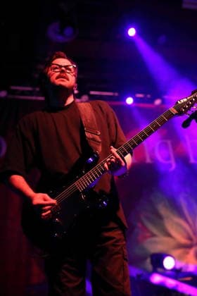 Keith Wallen of the band Breaking Benjamin at a concert at Huxleys Neue Welt in Berlin, June 22, 2026 Breaking Benjamin Concert Berlin,detected_source_language