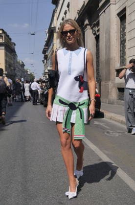 IPA85953747 - Caroline Daur on the city streets amid the various shows at Milan Men s Fashion Week, Spring Summer 2026–2027  Copyright: xLucaxPontix xLucaPonti IpaAgencyx 85953747