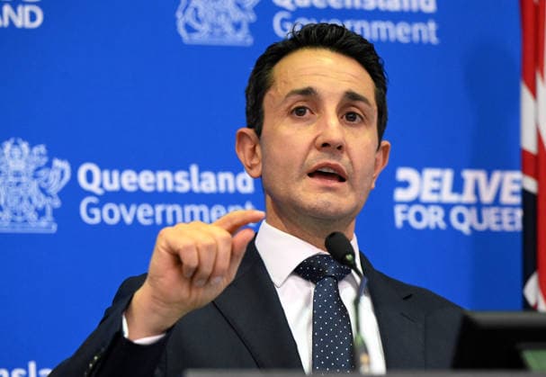 QUEENSLAND BUDGET 2026, Queensland Premier David Crisafulli is seen talking to the media before the handing down of the 2025-26 Queensland state budget at Queensland Parliament in Brisbane, Tuesday, June 23, 2026. ( NO ARCHIVING BRISBANE QUEENSLAND AUSTRALIA  Copyright: xDARRENxENGLANDx 20260623133078168983