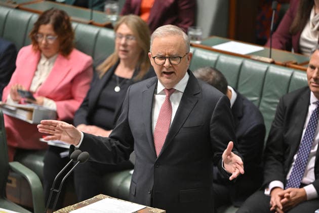 QUESTION TIME, Prime Minister Anthony Albanese during Question Time in the House of Representatives at Parliament House in Canberra, Tuesday, June 23, 2026. ( NO ARCHIVING CANBERRA AUSTRALIAN CAPITAL TERRITORY AUSTRALIA  Copyright: xMICKxTSIKASx 20260623119199389238