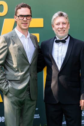 Benedict Cumberbatch and Jonnie Hughes attend the World Premiere of How To Live On Earth at ODEON Luxe Leicester Square on June 22, 2026 in London, England. LONDON, ENGLAND - JUNE 22: Benedict Cumberbatch and Jonnie Hughes attend the World Premiere of How To Live On Earth at ODEON Luxe Leicester Square on June 22, 2026 in London, England., Credit:Pupat Chenaksara Avalon United Kingdom, London, ODEON Luxe Leicester Square  Copyright: xPupatxChenaksarax xAvalonx 1111863947