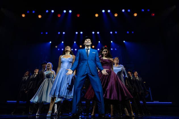 Sinatra The Musical at the Aldwych Theatre, London, UK 22 June 2026 The cast of Sinatra The Musical perform during a preview at the Aldwych Theatre, London, UK, on 22 June 2026. The musical stars Joel Harper-Jackson stars as Frank Sinatra, with Ana Villafane as the movie goddess Ava Gardner, Phoebe Panaretos as Frank™s first wife, Nancy Sinatra and the Olivier Award-winning Jenna Russell as Frank™s mother, Dolly Sinatra. The show features over 20 classic Sinatra hits and opens in June 2026., Credit:Pete Speller Avalon  Copyright: xPetexSpellerx xAvalonx 1111851114