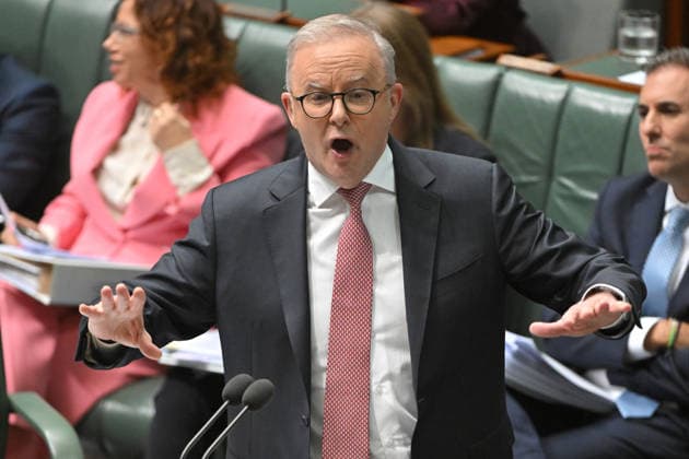 QUESTION TIME, Prime Minister Anthony Albanese during Question Time in the House of Representatives at Parliament House in Canberra, Tuesday, June 23, 2026. ( NO ARCHIVING CANBERRA AUSTRALIAN CAPITAL TERRITORY AUSTRALIA  Copyright: xMICKxTSIKASx 20260623147475075698