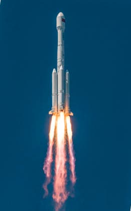 WENCHANG, CHINA - JUNE 23: A modified version of the Long March-7 rocket carrying a new communication technology test satellite blasts off from Wenchang Space Launch Site on June 23, 2026 in Wenchang, Hainan Province of China. Launched at 10:10 a.m. (Beijing Time) aboard a modified version of the Long March-7 rocket, the satellite has successfully entered its preset orbit. This satellite will be mainly used for services such as satellite communications, broadcasting and television, and data transmission, as well as for conducting related technology test verifications.  Copyright: xVCGx 111649894349