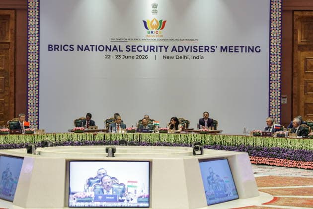 INDIA, NEW DELHI - JUNE 23, 2026: The BRICS National Security Advisers Meeting New Delhi India  - ZUMAt113 20260623_zaa_t113_004 Copyright: xMikhailxTereshchenkox