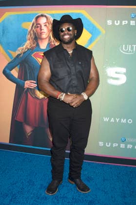 Gerald McCoy bei der Weltpremiere des Kinofilms Supergirl an der Brooklyn Academy of Music. New York, 22.06.2026 *** Gerald McCoy at the world premiere of the movie Supergirl at the Brooklyn Academy of Music in New York, June 22, 2026,detected_source_language Foto:xB.xHinex xFuturexImagex supergirl_ny_6607