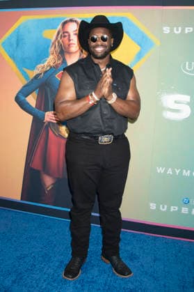 Gerald McCoy bei der Weltpremiere des Kinofilms Supergirl an der Brooklyn Academy of Music. New York, 22.06.2026 *** Gerald McCoy at the world premiere of the movie Supergirl at the Brooklyn Academy of Music in New York, June 22, 2026,detected_source_language Foto:xB.xHinex xFuturexImagex supergirl_ny_6608