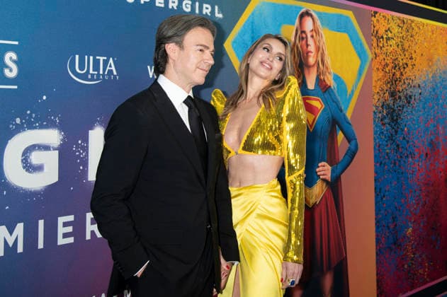 Peter Safran mit Ehefrau Natalia Safran bei der Weltpremiere des Kinofilms Supergirl an der Brooklyn Academy of Music. New York, 22.06.2026 *** Peter Safran with his wife, Natalia Safran, at the world premiere of the movie Supergirl at the Brooklyn Academy of Music in New York, June 22, 2026,detected_source_language Foto:xB.xHinex xFuturexImagex supergirl_ny_6651
