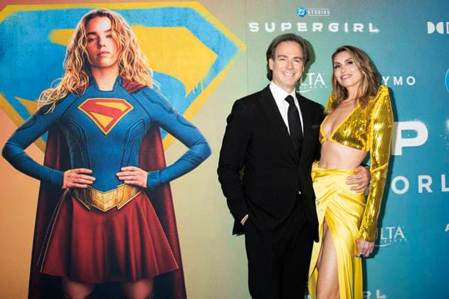 Peter Safran mit Ehefrau Natalia Safran bei der Weltpremiere des Kinofilms Supergirl an der Brooklyn Academy of Music. New York, 22.06.2026 *** Peter Safran with his wife, Natalia Safran, at the world premiere of the movie Supergirl at the Brooklyn Academy of Music in New York, June 22, 2026,detected_source_language Foto:xB.xHinex xFuturexImagex supergirl_ny_6653
