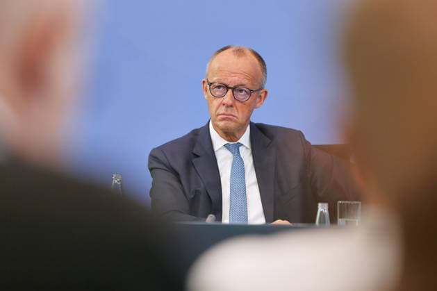 Berlin, Deutschland, 23.06.2026: Bundeskanzleramt: Übergabe des Berichts der Alterssicherungskommission: Bundeskanzler Friedrich Merz (CDU) *** Berlin, Germany, June 23, 2026, Federal Chancellery Copyright: xdtsxNachrichtenagenturx dts_124447