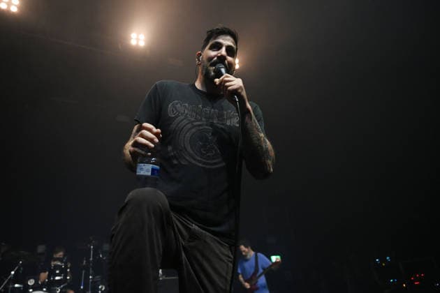 The Dillinger Escape Plan performing at Forum in London LONDON, ENGLAND - JUNE 22: Dimitri Minakakis of ˜The Dillinger Escape Plan™ performing at Forum on June 22, 2026 in London, England. CAP MAR MAR Great Britain UK Copyright: xMartinxHarris CapitalxPicturesx