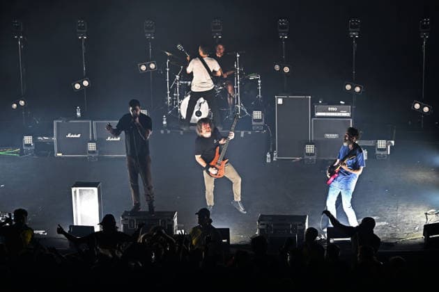 The Dillinger Escape Plan performing at Forum in London LONDON, ENGLAND - JUNE 22: Dimitri Minakakis, Ben Weinman, Billy Rymer, Liam Wilson and James Love of ˜The Dillinger Escape Plan™ performing at Forum on June 22, 2026 in London, England. CAP MAR MAR Great Britain UK Copyright: xMartinxHarris CapitalxPicturesx
