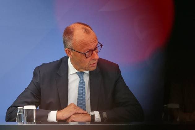 Berlin, Deutschland, 23.06.2026: Bundeskanzleramt: Übergabe des Berichts der Alterssicherungskommission: Bundeskanzler Friedrich Merz (CDU) *** Berlin, Germany, June 23, 2026, Federal Chancellery Copyright: xdtsxNachrichtenagenturx dts_124461