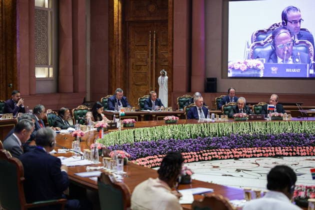 INDIA, NEW DELHI - JUNE 23, 2026: The BRICS National Security Advisers Meeting. Mikhail Tereshchenko TASS  94167597