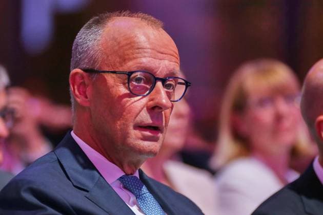 Berlin, Deutschland, 23.06.2026: EUREF-Campus: Tag der Industrie: Bundeskanzler Friedrich Merz (CDU) *** Berlin, Germany, June 23, 2026 EUREF Campus Industry Day Federal Chancellor Friedrich Merz, CDU,detected_source_language Copyright: xdtsxNachrichtenagenturx dts_124463