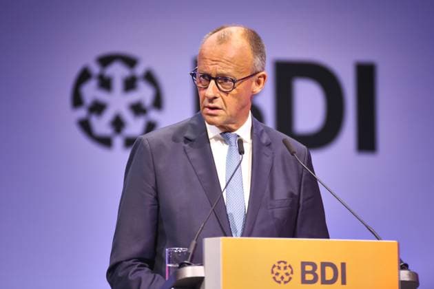 Berlin, Deutschland, 23.06.2026: EUREF-Campus: Tag der Industrie: Bundeskanzler Friedrich Merz (CDU) *** Berlin, Germany, June 23, 2026 EUREF Campus Industry Day Federal Chancellor Friedrich Merz, CDU,detected_source_language Copyright: xdtsxNachrichtenagenturx dts_124548