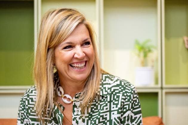 Mumbai, The Netherlands, 2026-06-23 10:04:44 MUMBAI, 23-06-2026, Her Majesty Queen Maxima visits the Republic of India from Tuesday 23 to Thursday 25 June at the invitation of the Government of India as Special Advocate of the UN Secretary-General for Financial Health (UNSGSA) PHOTO: NLBeeld Credit: NL Beeld Patrick van Emst  Copyright: xx x