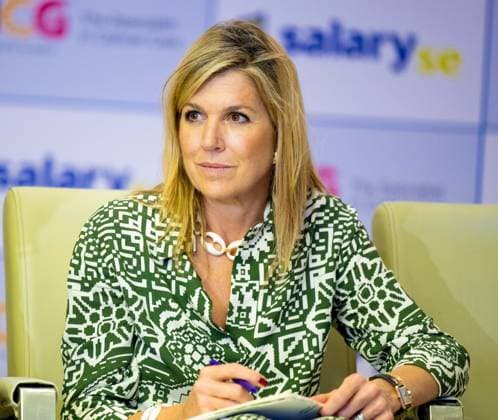 Mumbai, The Netherlands, 2026-06-23 11:15:22 MUMBAI, 23-06-2026, Her Majesty Queen Maxima visits the Republic of India from Tuesday 23 to Thursday 25 June at the invitation of the Government of India as Special Advocate of the UN Secretary-General for Financial Health (UNSGSA) PHOTO: NLBeeld Credit: NL Beeld Patrick van Emst  Copyright: xx x