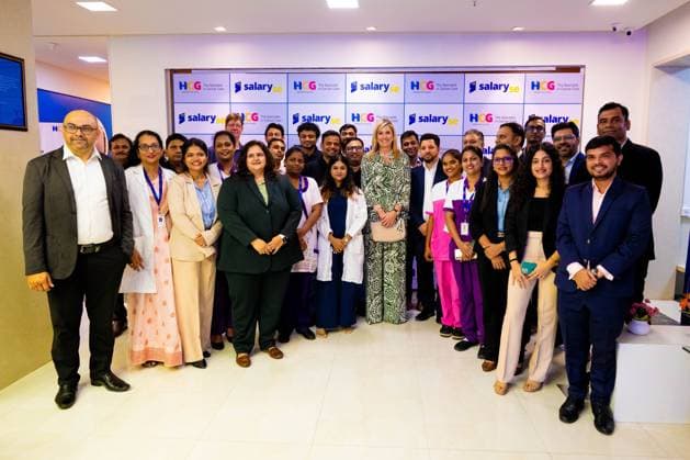 Mumbai, The Netherlands, 2026-06-23 11:53:18 MUMBAI, 23-06-2026, Her Majesty Queen Maxima visits the Republic of India from Tuesday 23 to Thursday 25 June at the invitation of the Government of India as Special Advocate of the UN Secretary-General for Financial Health (UNSGSA) PHOTO: NLBeeld Credit: NL Beeld Patrick van Emst  Copyright: xx x