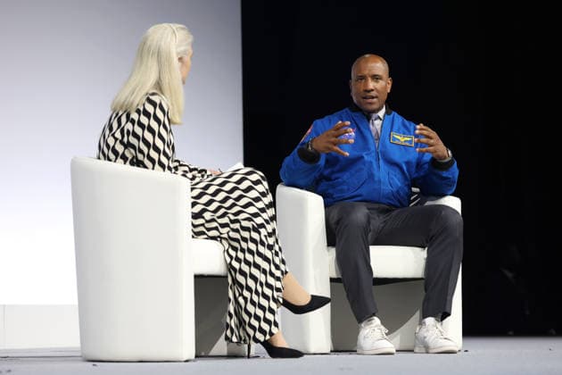 Astronaut Victor Glover in conversation with Baroness Philippa Stroud at the Alliance for Responsible Citizenship Conference 2026. Image Licensed to Parsons Media. 23 06 2026. London, United Kingdom. The Alliance for Responsible Citizenship Conference 2026. Olympia London.  Copyright: xRyanxJenkinsonx xParsonsxMediax PAR-9215-0006