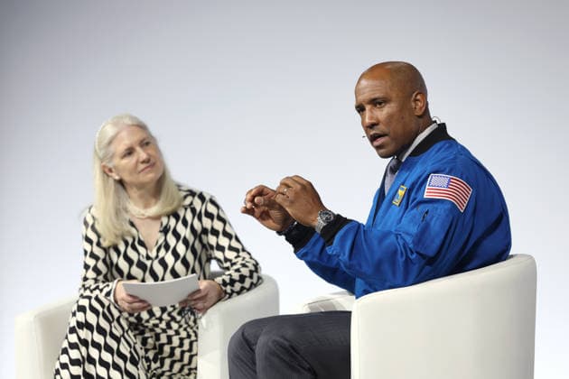 Astronaut Victor Glover in conversation with Baroness Philippa Stroud at the Alliance for Responsible Citizenship Conference 2026. Image Licensed to Parsons Media. 23 06 2026. London, United Kingdom. The Alliance for Responsible Citizenship Conference 2026. Olympia London.  Copyright: xRyanxJenkinsonx xParsonsxMediax PAR-9215-0008