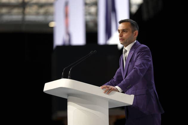 Konstantin Kisin speaks at the Alliance for Responsible Citizenship Conference 2026. Image Licensed to Parsons Media. 23 06 2026. London, United Kingdom. The Alliance for Responsible Citizenship Conference 2026. Olympia London.  Copyright: xRyanxJenkinsonx xParsonsxMediax PAR-9215-0010