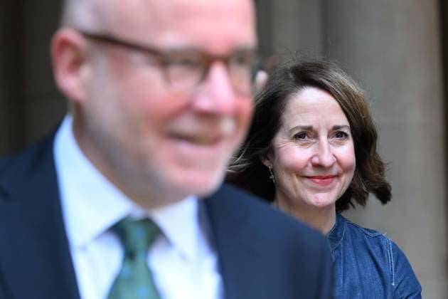 Weekly Cabinet Meeting in London LONDON, UNITED KINGDOM - JUNE 23: Britain s Attorney General Lord Hermer (L) and Secretary of State for Work and Pensions Liz Kendall (R) arrive at 10 Downing Street to attend the weekly Cabinet meeting in London, United Kingdom, on June 23, 2026. Rasid Necati Aslim Anadolu London United Kingdom. Editorial use only. Please get in touch for any other usage.  Copyright: x2026xAnadoluxRasidxNecatixAslimx