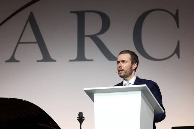 Ignat Solzhenitsyn speaks at the Alliance for Responsible Citizenship Conference 2026. Image Licensed to Parsons Media. 23 06 2026. London, United Kingdom. The Alliance for Responsible Citizenship Conference 2026. Olympia London.  Copyright: xAndrewxParsonsx xParsonsxMediax PAR-9216-0017