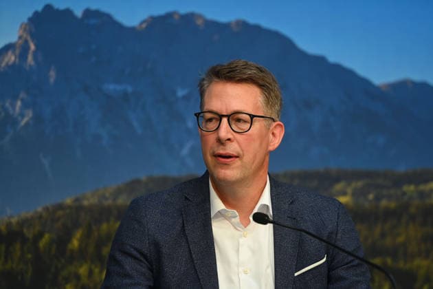 Markus BLUME (CSU,Bayerischer Staatsminister für Wissenschaft und Kunst), Einzelbild,angeschnittenes Einzelmotiv,Portraet,Portrait,Porträt. Pressekonferenz der Bayerischen Staatsregierung nach Kabinettssitzung am 23.06.2026 im Prinz Carl Palais in Muenchen. *** Markus BLUME, CSU, Bavarian Minister of State for Science and the Arts; single image, cropped close-up, portrait; Press conference of the Bavarian State Government following the cabinet meeting on June 23, 2026, at the Prinz Carl Palais in Munich,detected_source_language