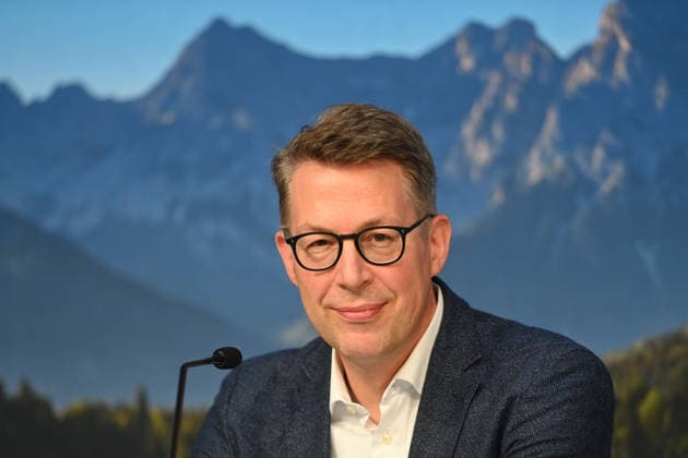 Markus BLUME (CSU,Bayerischer Staatsminister für Wissenschaft und Kunst), Einzelbild,angeschnittenes Einzelmotiv,Portraet,Portrait,Porträt. Pressekonferenz der Bayerischen Staatsregierung nach Kabinettssitzung am 23.06.2026 im Prinz Carl Palais in Muenchen. *** Markus BLUME, CSU, Bavarian Minister of State for Science and the Arts; single image, cropped close-up, portrait; Press conference of the Bavarian State Government following the cabinet meeting on June 23, 2026, at the Prinz Carl Palais in Munich,detected_source_language
