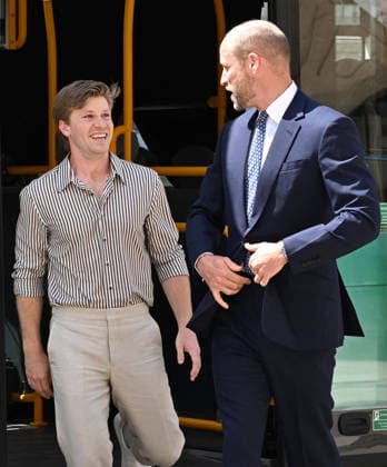 William, Prince of Wales arrives with Robert Irwin to take part in The Earthshot Prize Impact Assembly in London Featuring: Robert Irwin, William, Prince of Wales Where: London, United Kingdom When: 23 Jun 2026 Credit: Cover Images EDITORIAL USE ONLY. NOT FOR USE BY NEWSPAPERS BASED IN THE UK. Copyright: xx coverimg55796318