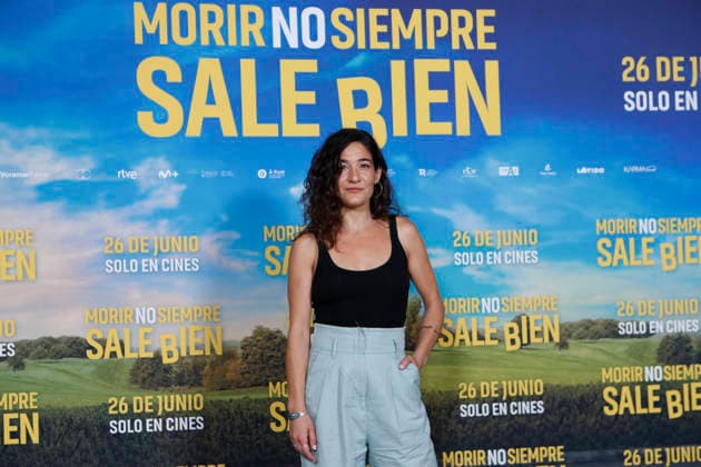 June 23, 2026, Madrid, Madrid, Spain: Spanish actress TAMARA CASELLAS poses for the media during the photocall for the presentation of the movie Morir no siempre sale bien held at Leclab Madrid. Directed by Claudia Pinto the black comedy film tells the story of two families from different social backgrounds forced to interact after the kidnapping of a corpse. The cinematic project explores social differences through irony and empathy offering a critical portrait of modern society. Madrid Spain  - ZUMAo127 20260623_zep_o127_043 Copyright: xHugoxOrtunox