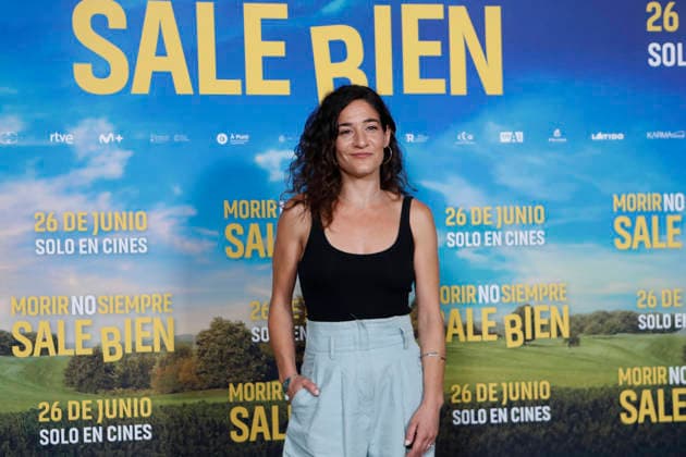 June 23, 2026, Madrid, Madrid, Spain: Spanish actress TAMARA CASELLAS poses for the media during the photocall for the presentation of the movie Morir no siempre sale bien held at Leclab Madrid. Directed by Claudia Pinto the black comedy film tells the story of two families from different social backgrounds forced to interact after the kidnapping of a corpse. The cinematic project explores social differences through irony and empathy offering a critical portrait of modern society. Madrid Spain  - ZUMAo127 20260623_zep_o127_045 Copyright: xHugoxOrtunox
