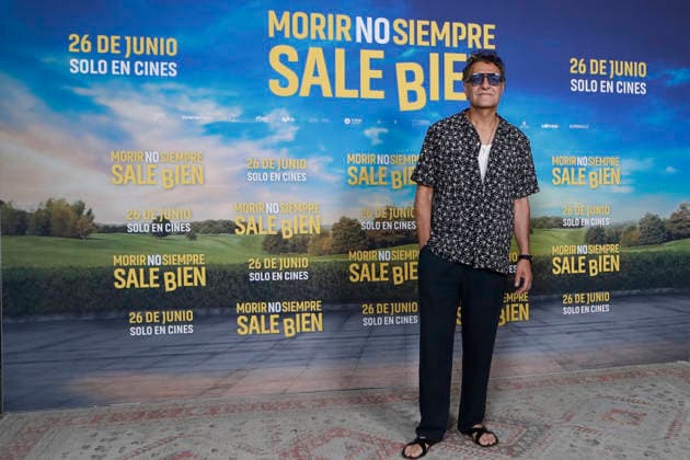 June 23, 2026, Madrid, Madrid, Spain: Spanish actor JUAN CARLOS VELLIDO poses for the media during the photocall for the presentation of the movie Morir no siempre sale bien held at Leclab Madrid. Directed by Claudia Pinto the black comedy film tells the story of two families from different social backgrounds forced to interact after the kidnapping of a corpse. The cinematic project explores social differences through irony and empathy offering a critical portrait of modern society. Madrid Spain - ZUMAo127 20260623_zep_o127_054 Copyright: xHugoxOrtunox