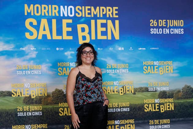 June 23, 2026, Madrid, Madrid, Spain: Director CLAUDIA PINTO poses for the media during the photocall for the presentation of her latest movie Morir no siempre sale bien held at Leclab Madrid. The black comedy film tells the story of two families from different social backgrounds forced to interact after the kidnapping of a corpse. The cinematic project explores social differences through irony and empathy offering a critical portrait of modern society. Madrid Spain  - ZUMAo127 20260623_zep_o127_073 Copyright: xHugoxOrtunox