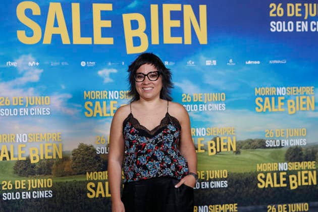 June 23, 2026, Madrid, Madrid, Spain: Director CLAUDIA PINTO poses for the media during the photocall for the presentation of her latest movie Morir no siempre sale bien held at Leclab Madrid. The black comedy film tells the story of two families from different social backgrounds forced to interact after the kidnapping of a corpse. The cinematic project explores social differences through irony and empathy offering a critical portrait of modern society. Madrid Spain - ZUMAo127 20260623_zep_o127_068 Copyright: xHugoxOrtunox