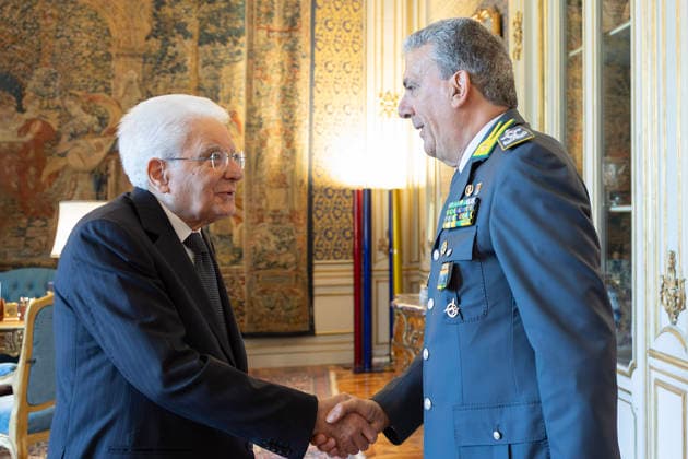 June 23, 2026, Rome, Rome, Italy: President of the Republic Sergio Mattarella meets with Andrea De Gennaro, Commander General of the Guardia di Finanza, on the occasion of the 252nd anniversary of the Corps establishment. Rome, June 23, 2026 *** Local Caption *** Il Presidente della Repubblica Sergio Mattarella incontra Andrea De Gennaro, Comandante Generale della Guardia di Finanza, in occasione del 252Ã‚Â° anniversario della costituzione del Corpo Rome Italy  - ZUMAa289 20260623_zia_a289_036 Copyright: xFrancescoxAmmnedolax xAgfx