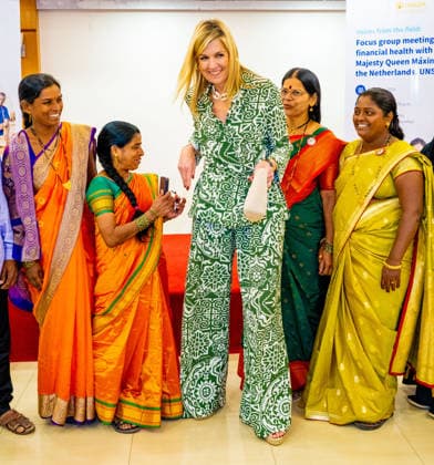 Queen Maxima visits India for United Nation, Mumbai, India 23 Jun 2026 Queen Maxima at a focus group meeting with women and rural residents about their challenges and ambitions for better financial health in Mumbai, during her three-day visit to India in her capacity as Special Advocate of the United Nations Secretary-General on Financial Health (UNSGSA) Mumbai India  Copyright: xMischaxSchoemakerx