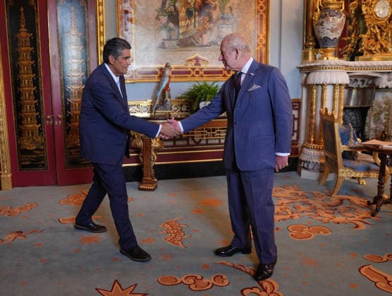 Audience at Buckingham Palace King Charles III (right) during an audience with Surangel S. Whipps, Jr., President of Palau, at Buckingham Palace, central London. Picture date: Tuesday June 23, 2026., Credit:Yui Mok PA ROTA - B68 Avalon UK, London  Copyright: xYuixMokx xPAxROTAx-xB68x xAvalonx 1112002640