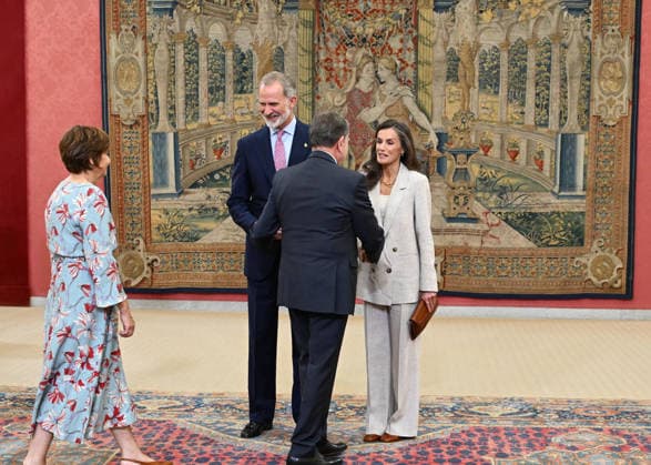 The King and Queen Preside Over the Annual Meeting of the Board of Trustees of the Princess of Asturias Foundation King Felipe VI and Queen Letizia during the annual meeting of the Board of Trustees of the Princess of Asturias Foundation, held at the Royal Palace of El Pardo on June 23, 2026, in Madrid, Spain CELEBRITIES ROYALTY BOARD OF TRUSTEES MEETING PRINCESS OF ASTURIAS José Madrid Madrid Spain,detected_source_language  Copyright: xJosÃ xOlivax 7617813