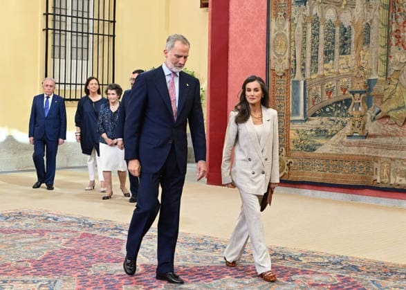 The King and Queen Preside Over the Annual Meeting of the Board of Trustees of the Princess of Asturias Foundation King Felipe VI and Queen Letizia during the annual meeting of the Board of Trustees of the Princess of Asturias Foundation, held at the Royal Palace of El Pardo on June 23, 2026, in Madrid, Spain CELEBRITIES ROYALTY BOARD OF TRUSTEES MEETING PRINCESS OF ASTURIAS José Madrid Madrid Spain,detected_source_language  Copyright: xJosÃ xOlivax 7617822