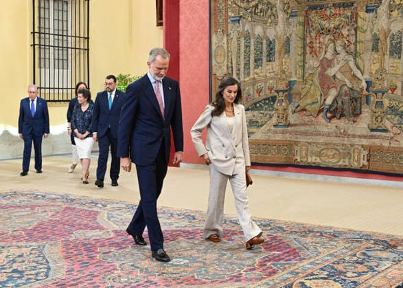 The King and Queen Preside Over the Annual Meeting of the Board of Trustees of the Princess of Asturias Foundation King Felipe VI and Queen Letizia during the annual meeting of the Board of Trustees of the Princess of Asturias Foundation, held at the Royal Palace of El Pardo on June 23, 2026, in Madrid, Spain CELEBRITIES ROYALTY BOARD OF TRUSTEES MEETING PRINCESS OF ASTURIAS José Madrid Madrid Spain,detected_source_language  Copyright: xJosÃ xOlivax 7617823